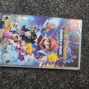 Nintendo Red and Blue Mario + Rabbids Cosmic Adventure